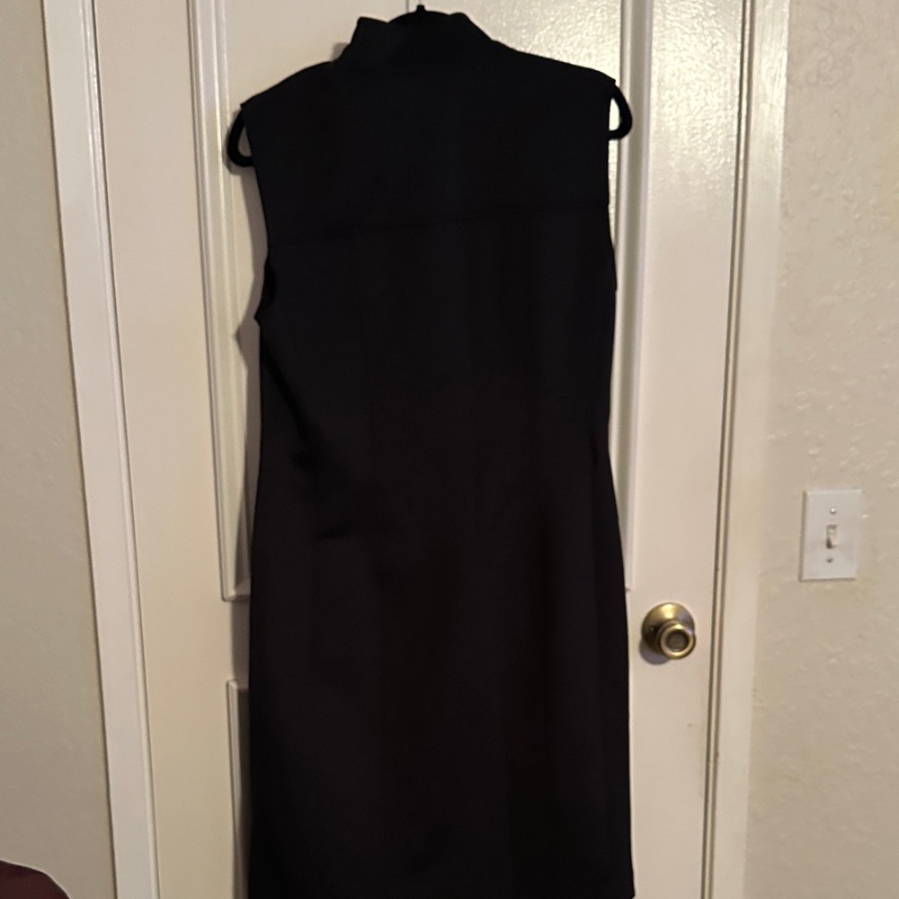 Tommy Hilfiger Black Sleeveless Midi Dress - Picture 7 of 7
